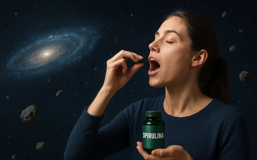 Eat Spirulina in Space